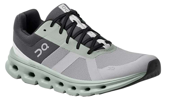 Кроссовки мужские On Cloudrunner Alloy/Moss - Фото 6 большая