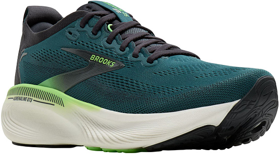 Кроссовки мужские Brooks Adrenaline Gts 25 Atlantic Deep/Coconut/Green - Фото 2 большая
