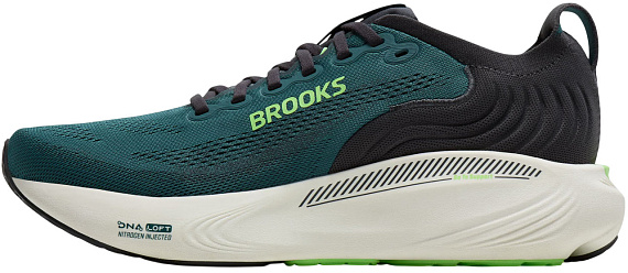 Кроссовки мужские Brooks Adrenaline Gts 25 Atlantic Deep/Coconut/Green - Фото 4 большая