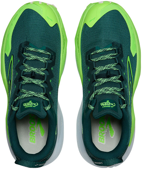 Кроссовки мужские Brooks Caldera 8 Atlantic Deep/Green/White - Фото 5 большая