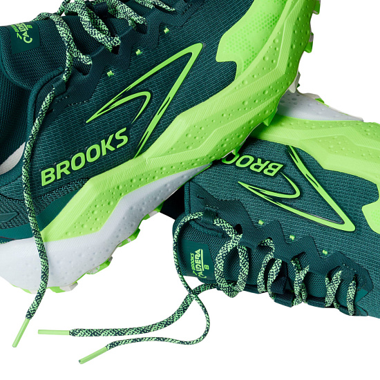 Кроссовки мужские Brooks Caldera 8 Atlantic Deep/Green/White - Фото 7 большая