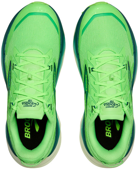 Кроссовки мужские Brooks Cascadia 19 Gecko/Atlantic Deep/Bluewash - Фото 5 большая