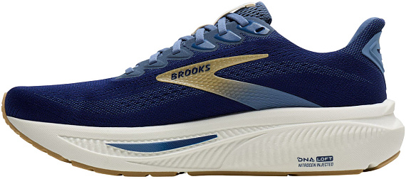 Кроссовки мужские Brooks Ghost 17 Beacon Blue/Moonlight/Starfish - Фото 4 большая