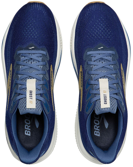 Кроссовки мужские Brooks Ghost 17 Beacon Blue/Moonlight/Starfish - Фото 5 большая