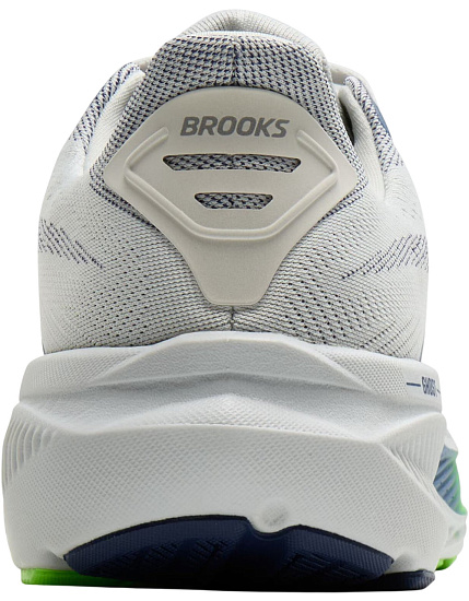 Кроссовки мужские Brooks Ghost 17 Oyster/Beacon Blue/Gecko - Фото 3 большая
