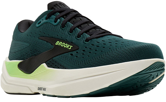 Кроссовки мужские Brooks Ghost Max 3 Atlantic Deep/Black/Green - Фото 2 большая