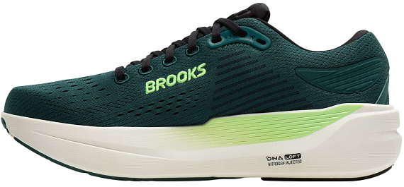 Кроссовки мужские Brooks Ghost Max 3 Atlantic Deep/Black/Green - Фото 4 большая
