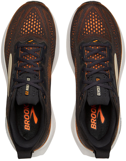 Кроссовки мужские Brooks Glycerin 23 Phantom/Orange/Sand - Фото 5 большая