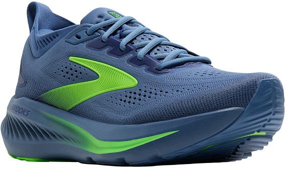Кроссовки мужские Brooks Glycerin 23 Moonlight/Blue/Green Gecko - Фото 2 большая