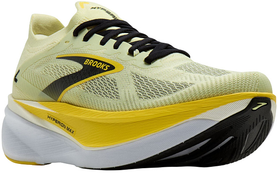 Кроссовки мужские Brooks Hyperion Max 3 Luminary/Cyber Yellow/Black - Фото 2 большая