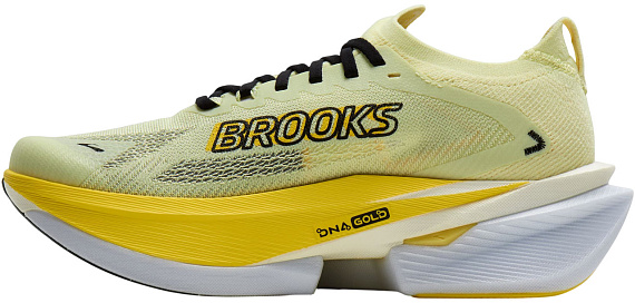 Кроссовки мужские Brooks Hyperion Max 3 Luminary/Cyber Yellow/Black - Фото 4 большая