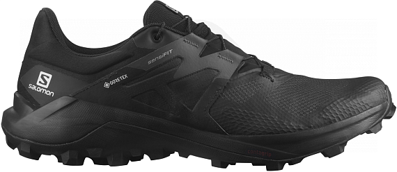 Кроссовки мужские Salomon Wildcross 2 Gtx Black/Black/Eb - Фото 2 большая