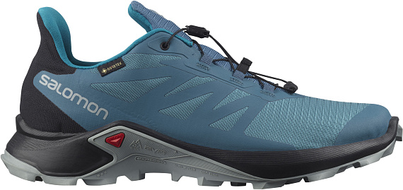 Кроссовки мужские Salomon Supercross 3 Gtx Mallard Blue/ - Фото 2 большая