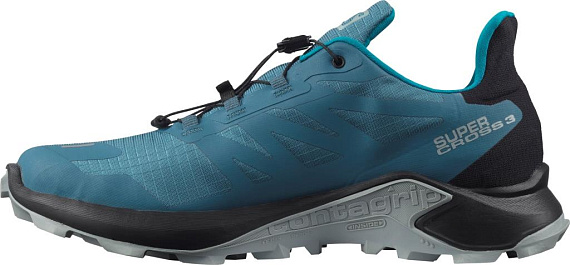 Кроссовки мужские Salomon Supercross 3 Gtx Mallard Blue/ - Фото 3 большая