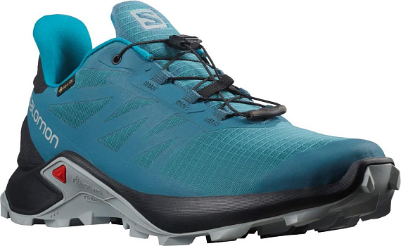 Кроссовки мужские Salomon Supercross 3 Gtx Mallard Blue/ - Фото 4 большая