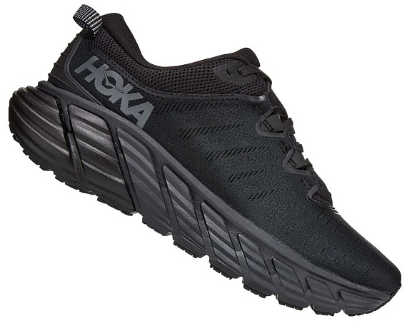 Кроссовки мужские Hoka Gaviota 3 Black/Black - Фото 3 большая