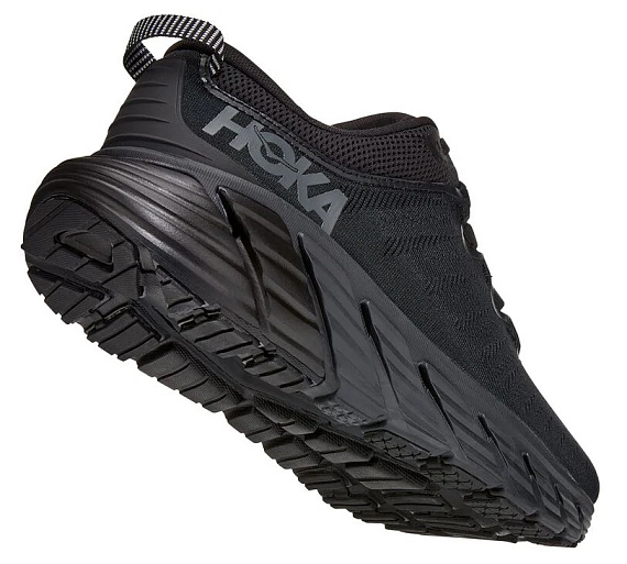 Кроссовки мужские Hoka Gaviota 3 Black/Black - Фото 4 большая