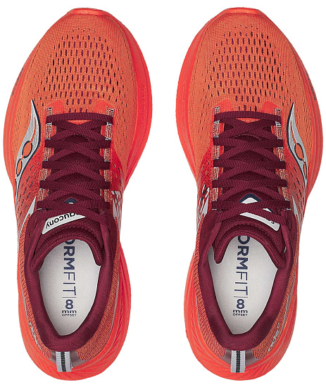 Кроссовки мужские Saucony Ride 17 Pepper/Currant - Фото 4 большая