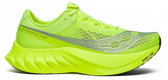 Кроссовки мужские Saucony Endorphin Pro 4 Citron/Silver - Фото 1 большая