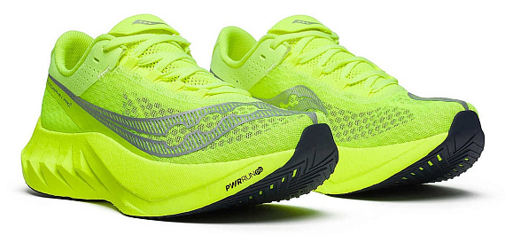 Кроссовки мужские Saucony Endorphin Pro 4 Citron/Silver - Фото 3 большая
