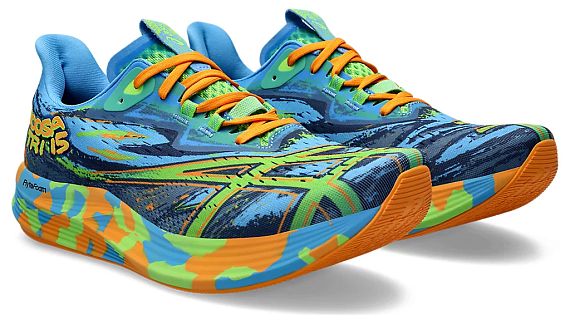 Кроссовки мужские ASICS Noosa Tri 15 Waterscape/Electriclime - Фото 2 большая