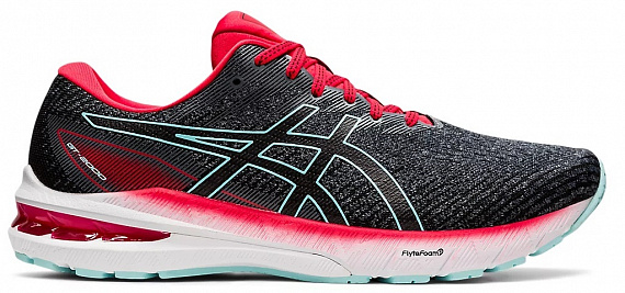 Кроссовки мужские ASICS GT-2000 10 Metropolis/Electric Red - Фото 1 большая