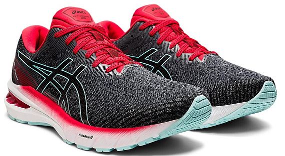Кроссовки мужские ASICS GT-2000 10 Metropolis/Electric Red - Фото 2 большая