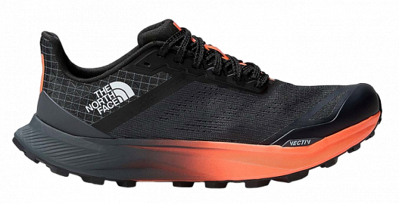 Кроссовки мужские The North Face Vectiv Infinite 2 Asphalt Grey/Vivid Flame - Фото 1 большая