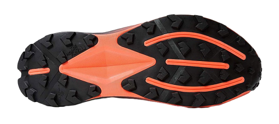 Кроссовки мужские The North Face Vectiv Infinite 2 Asphalt Grey/Vivid Flame - Фото 2 большая
