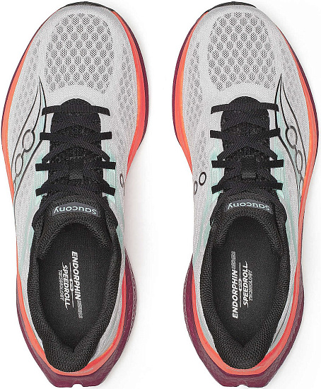 Кроссовки мужские Saucony Endorphin Speed 5 White/Crimson - Фото 3 большая
