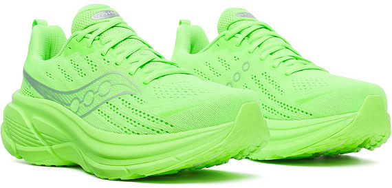 Кроссовки мужские Saucony Hurricane 25 Slime/Silver - Фото 3 большая