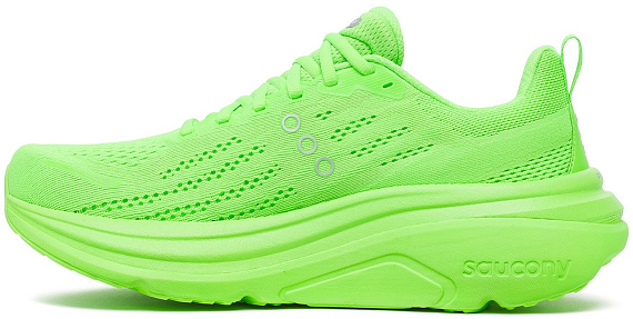 Кроссовки мужские Saucony Hurricane 25 Slime/Silver - Фото 4 большая