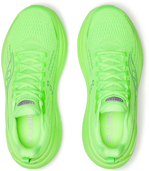 Кроссовки мужские Saucony Hurricane 25 Slime/Silver - Фото 6 большая