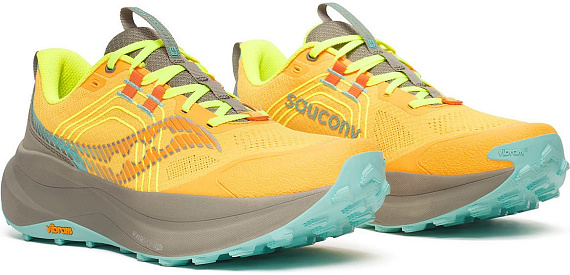 Кроссовки мужские Saucony Xodus Ultra 4 Vizigold/Laurel - Фото 2 большая