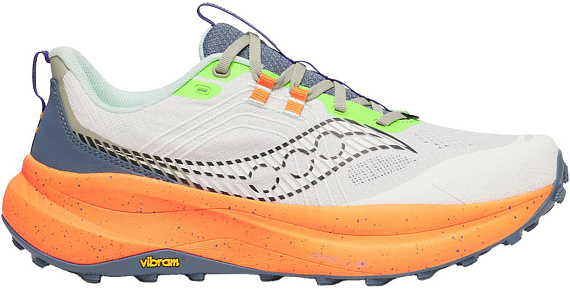 Кроссовки мужские Saucony Xodus Ultra 4 White/Tumeric - Фото 1 большая