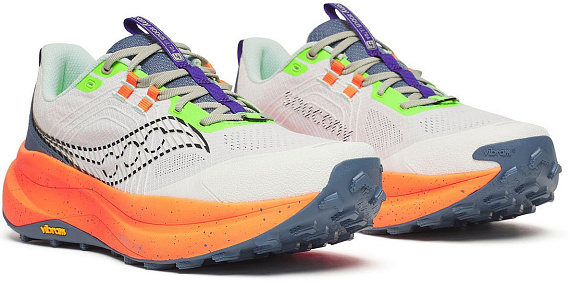 Кроссовки мужские Saucony Xodus Ultra 4 White/Tumeric - Фото 6 большая