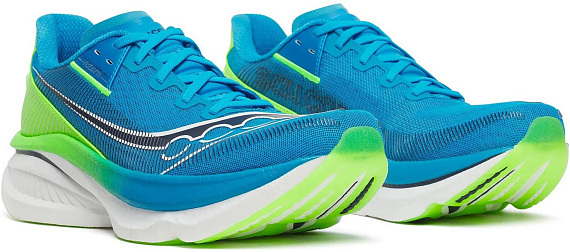 Кроссовки мужские Saucony Endorphin Azura Cobalt/Slime - Фото 2 большая