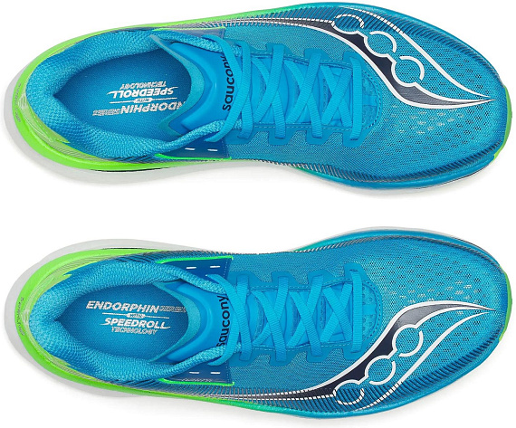 Кроссовки мужские Saucony Endorphin Azura Cobalt/Slime - Фото 5 большая