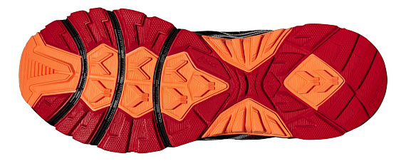 Кроссовки мужские ASICS GEL-FujiTrabuco 4 красный/серебристый/черный - Фото 6 большая