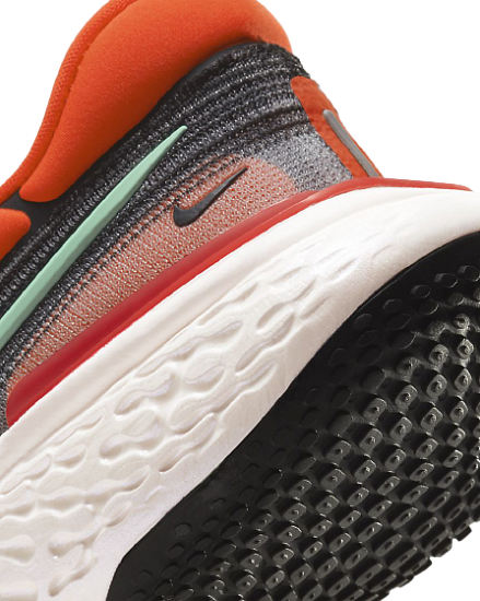 Кроссовки мужские Nike Zoomx Invincible Run Flyknit Black/Chile Red/Green Glow - Фото 5 большая