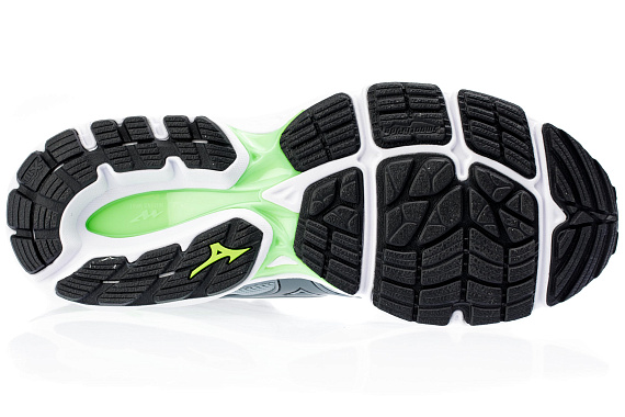 Кроссовки мужские Mizuno Wave Inspire 15 сер/сер/зел - Фото 2 большая
