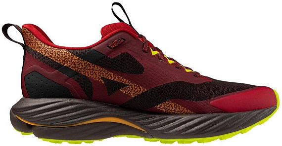 Кроссовки мужские Mizuno Wave Rider Tt 2 Mole/RythmicRed/EveningPrimros - Фото 2 большая