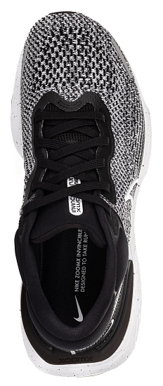 Кроссовки мужские Nike Zoomx Invincible Run Fk Black/White - Фото 2 большая
