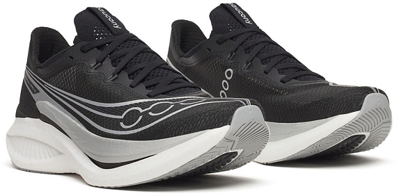 Кроссовки мужские Saucony Endorphin Pro 5 Black/Silver - Фото 3 большая