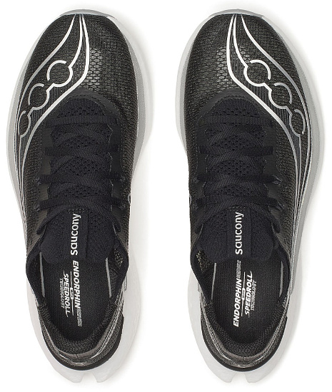 Кроссовки мужские Saucony Endorphin Pro 5 Black/Silver - Фото 5 большая