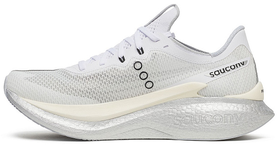 Кроссовки мужские Saucony Endorphin Pro 5 White/Black - Фото 2 большая