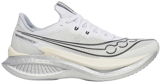 Кроссовки мужские Saucony Endorphin Pro 5 White/Black - Фото 1 большая