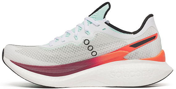Кроссовки мужские Saucony Endorphin Pro 5 White/Crimson - Фото 2 большая