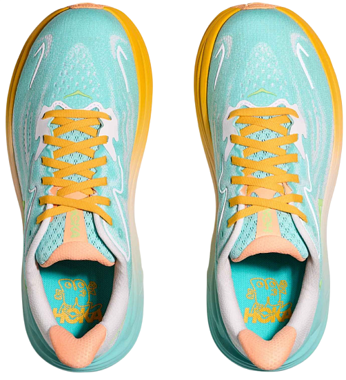 Кроссовки мужские Hoka Clifton 10 Blue Spark/White - Фото 5 большая