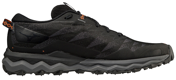 Кроссовки мужские Mizuno Wave Daichi 7 Gtx Black/IronGate/MeccaO - Фото 2 большая